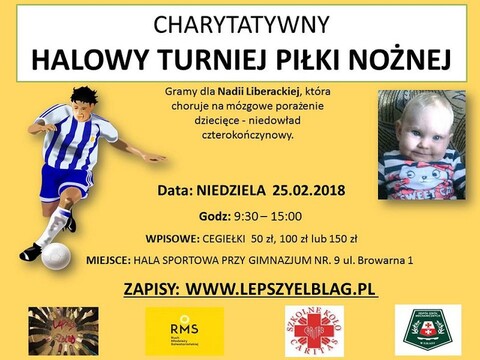 Lepszy Elbląg zaprasza na Charytatywny Turniej Piłki Nożnej