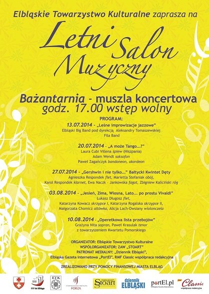 Letni Salon Muzyczny Bażantarnia 2014 już dziś