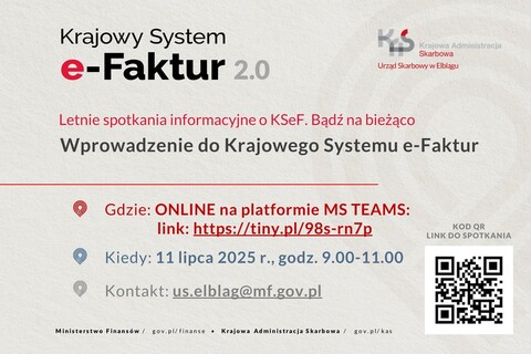 Letnie spotkania informacyjne o KSeF. Bądź na bieżąco