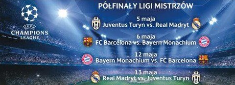 Liga Mistrzów UEFA – półfinały w Multikinie!