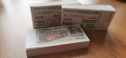 Limitowane bilety z okazji jubileuszu tramwajów elektrycznych w Elblągu