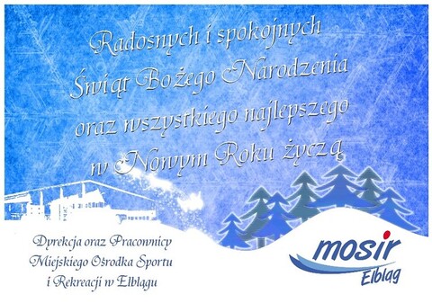 Lodowisko i pływalnia w okresie świąteczno-noworocznym