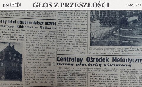 Lokal biblioteki będzie zbyt szczupły (Głos z przeszłości, odc. 227)