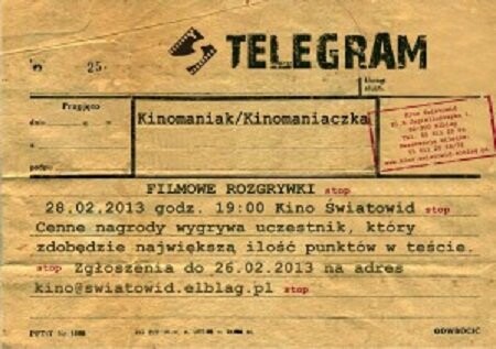 Lubisz kino? Zgłoś się do Rozgrywek Filmowych