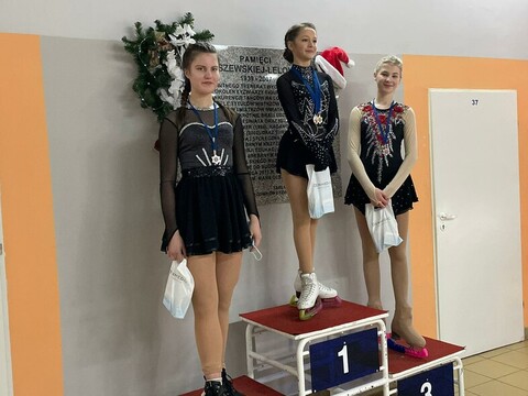 Łyżwiarki z Elbląga z medalami w Łodzi