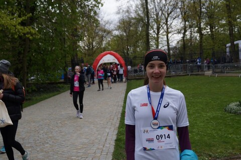 Maja Dalidowicz pobiegła po medal