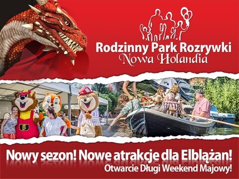 Majówka w Rodzinnym Parku Rozrywki Nowa Holandia