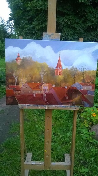Malarstwo akwarelowe i olejne Jana Lewdorowicza
