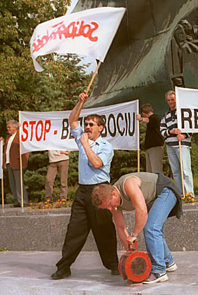 Manifestacja bez zgody