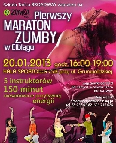 Maraton Zumby: wygraj wejściówkę