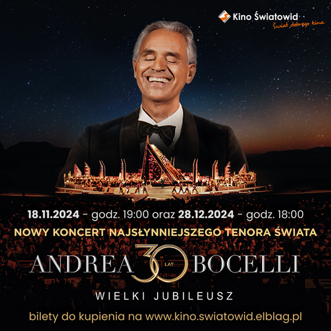 Andrea Bocelli. Wielki jubileusz 30-lecia występów
