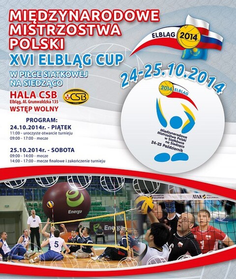 Międzynarodowe Mistrzostwa Polski – XVI Elbląg Cup (siatkówka na siedząco)