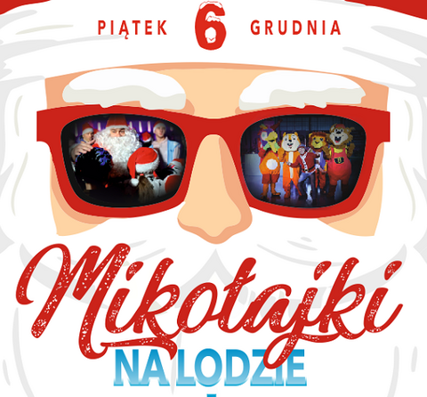 Mikołaj na lodowisku Helena