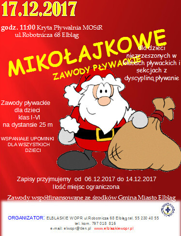 Mikołajkowe Zawody Pływackie