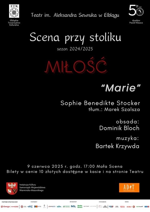 „Miłość” i „Marie” na Scenie przy stoliku