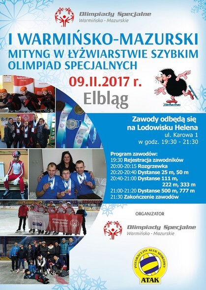 Mityng w Łyżwiarstwie Szybkim Olimpiad Specjalnych