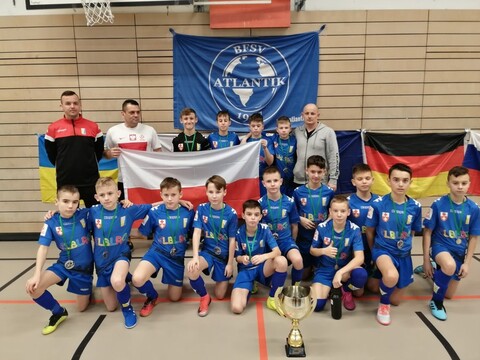 Młodzież Olimpii po turnieju w Hamburgu