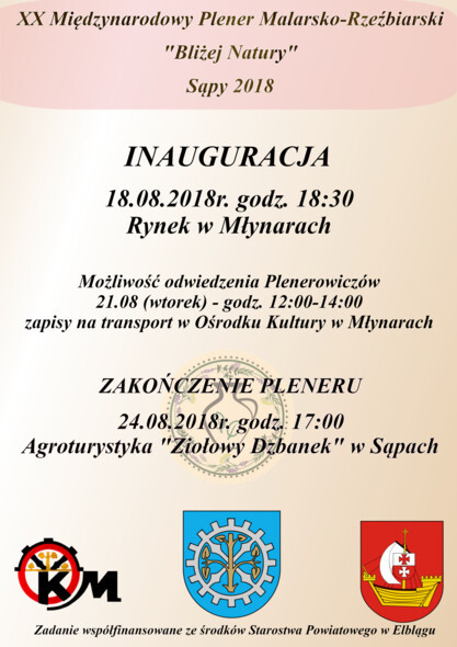 Młynary zapraszają na plener