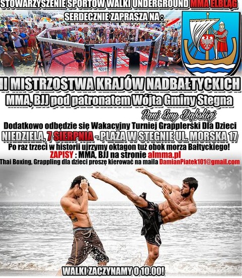 MMA na plaży w Stegnie