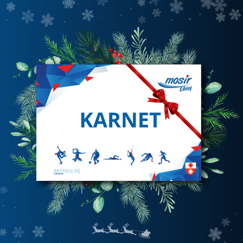 Karnet MOSiR na gwiazdkę - podaruj bliskim radość i zdrowie!