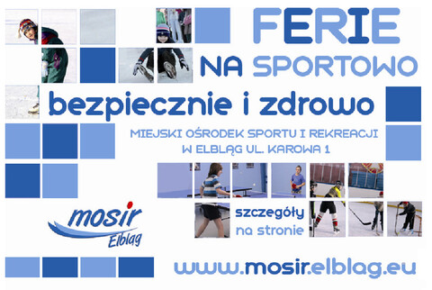MOSiR zaprasza na sportowe ferie
