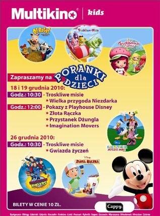 Multikino: Grudniowe poranki dla dzieci