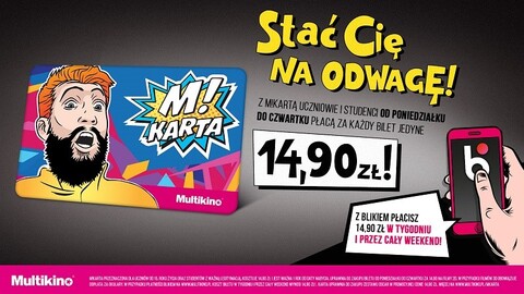 Multikino rozszerza ofertę dla młodzieży – M!Karta dostępna w całym kraju