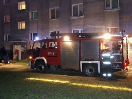 Na Diaczenki spłonęło mieszkanie