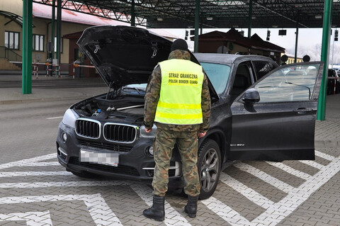 Na granicy zatrzymano kradzione auto