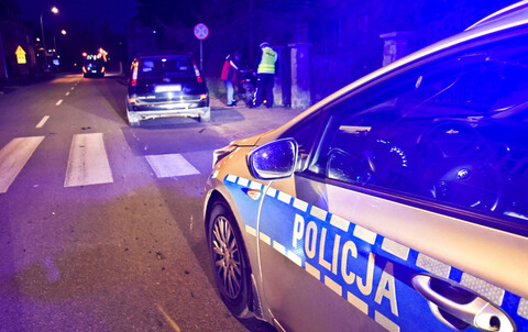 Na ul. Orzeszkowej ford uderzył w skuter