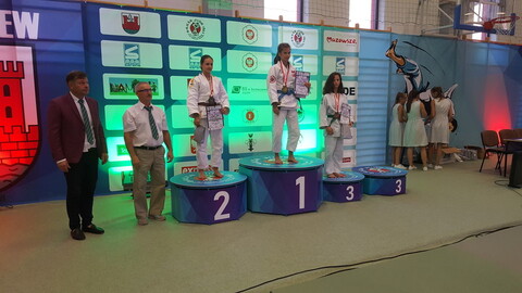 Judocy Truso na podium