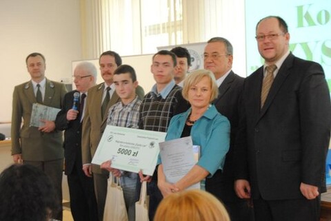 Nagrodzeni za Edukację Leśną Młodzieży