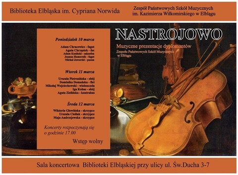 „Nastrojowo” zagrają dyplomanci ZPSM