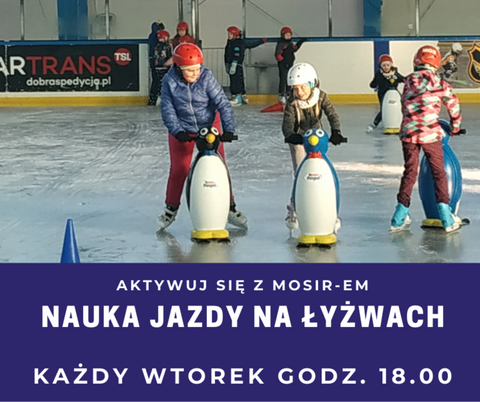 Nauka jazdy na łyżwach z MOSiR-em