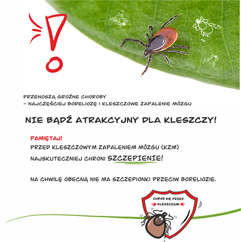 Nie bądź atrakcyjny dla kleszczy!