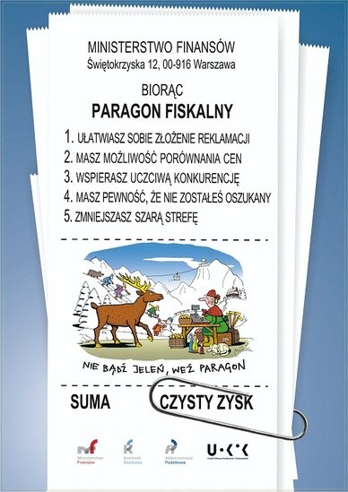 Nie bądź jeleń, weź paragon