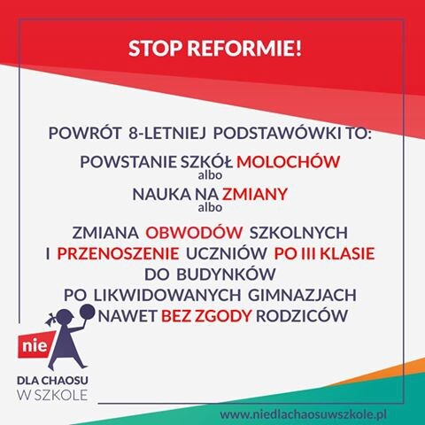 Nie dla chaosu w szkole!