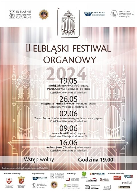 Niech zabrzmią organy! Przed nami II Elbląski Festiwal Organowy