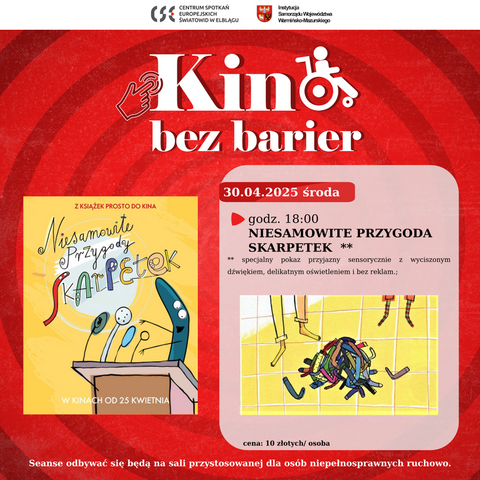 „Niesamowita przygoda skarpetek w Kinie bez barier