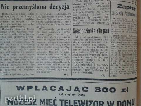 Niespodzianka dla pań