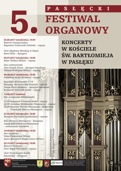 Noc organowa w Pasłęku