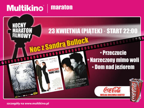 Noc w kinie z Sandrą Bullock - promocyjna cena biletów