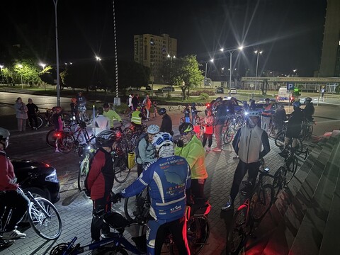 Nocny rajd otwarcia Rowerowej Stolicy Polski za nami