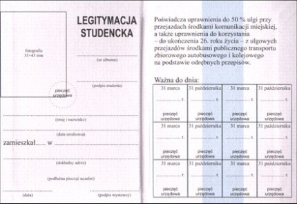 Wymień legitymację na nową