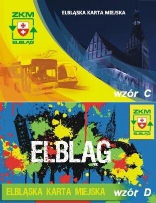 Nowe wzory Elbląskich Kart Miejskich