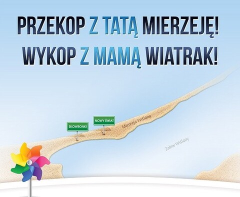 O przekopie i wiatrakach w formie zabawy