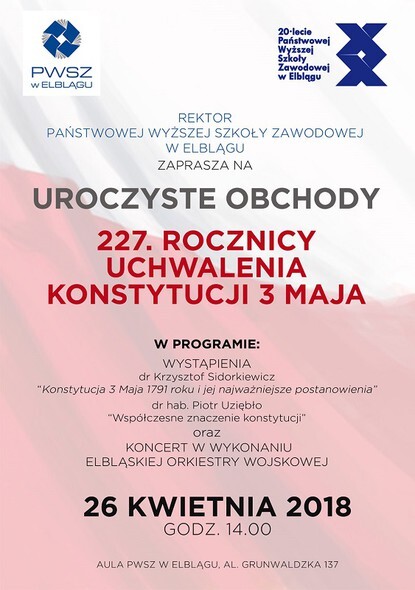 Obchody 227. rocznicy uchwalenia Konstytucji 3 Maja