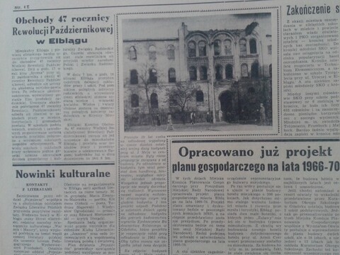 Obchody 47. rocznicy Rewolucji Październikowej w Elblągu