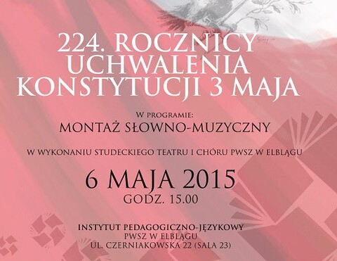 Obchody rocznicy Konstytucji 3 Maja w PWSZ