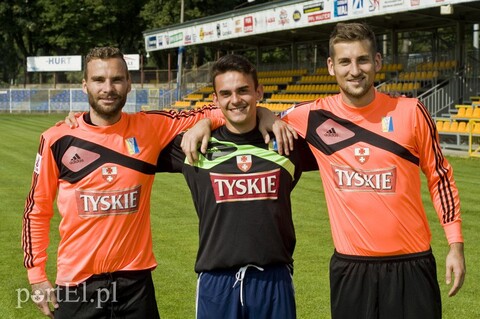 W żółto-biało-niebieskich barwach: bramkarze